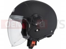 Ringway 2 Duo BLACK MATT nyitott bukósisak