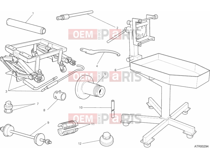 DUCATI 2014 HYPERMOTARD SP WORKSHOP SERVICE TOOLS (FRAME) » FRAME
