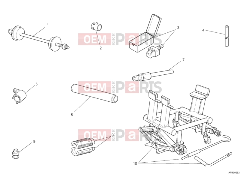 DUCATI 2013 Monster 659 ABS WORKSHOP SERVICE TOOLS, FRAME » FRAME