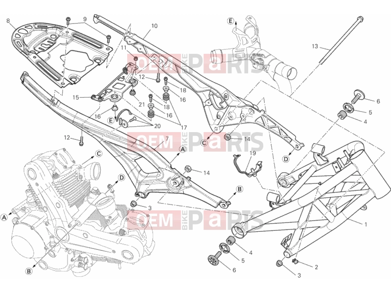 DUCATI 2013 Monster 795 FRAME » FRAME
