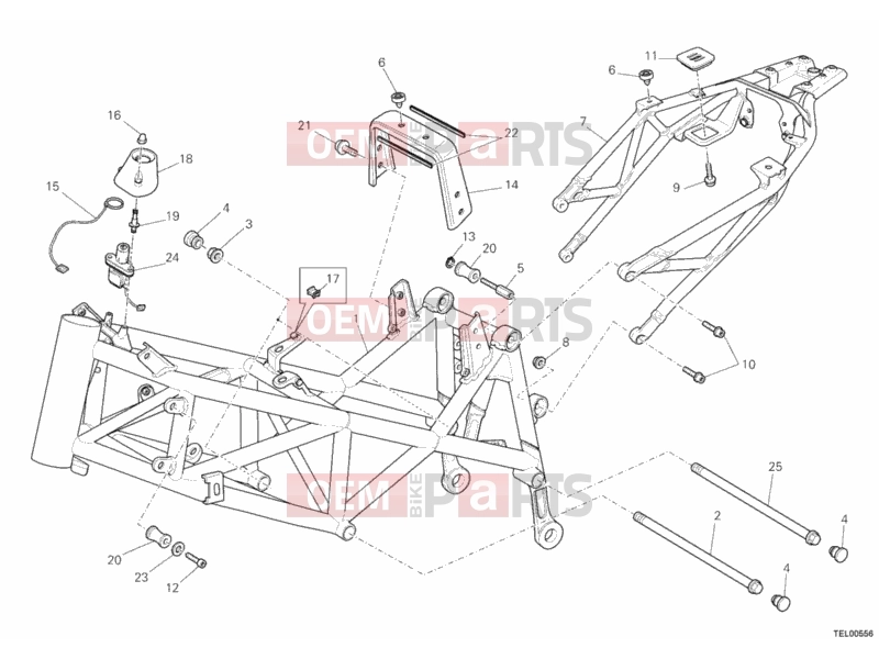 DUCATI 2012 Hypermotard 1100 EVO FRAME » FRAME