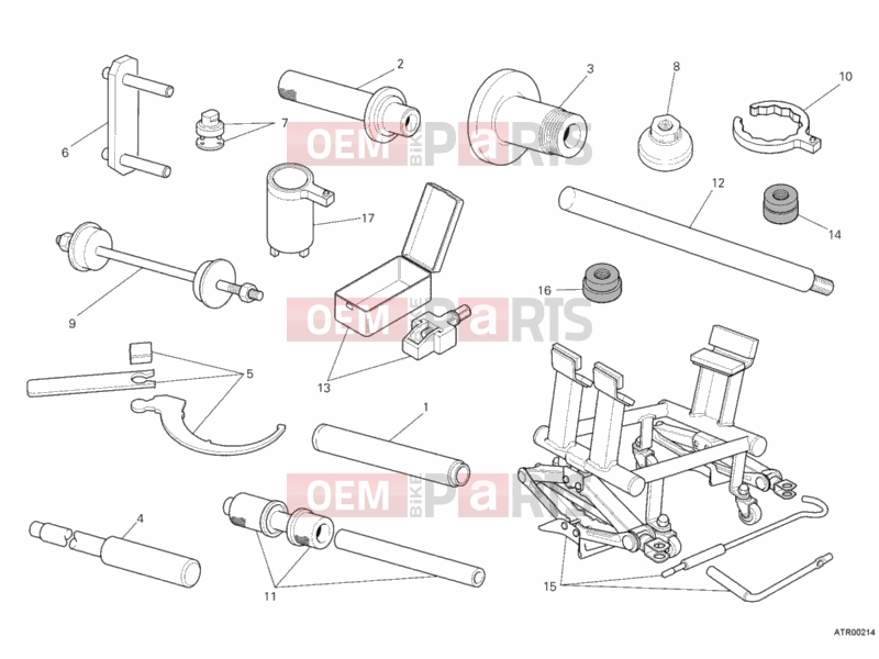 DUCATI 2012 Multistrada 1200 S Sport WORKSHOP SERVICE TOOLS, FRAME » FRAME