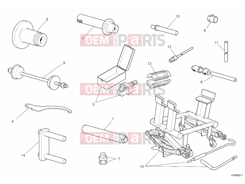 DUCATI 2011 Hypermotard 1100 EVO SP WORKSHOP SERVICE TOOLS, FRAME » FRAME