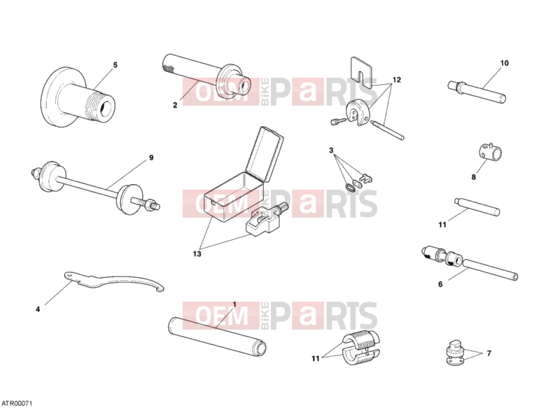 DUCATI 2010 Multistrada 1100 WORKSHOP SERVICE TOOLS, FRAME » FRAME