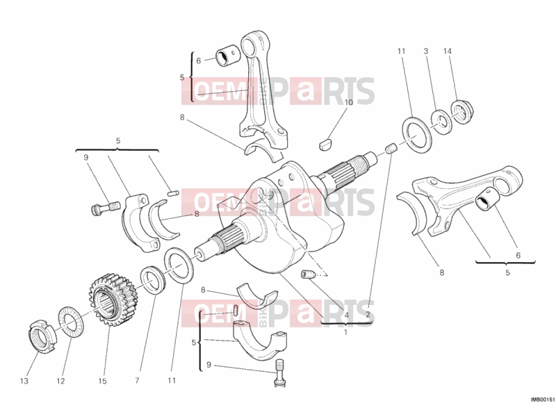 DUCATI 2010 Multistrada 1200 ABS CRANKSHAFT » ENGINE CASE