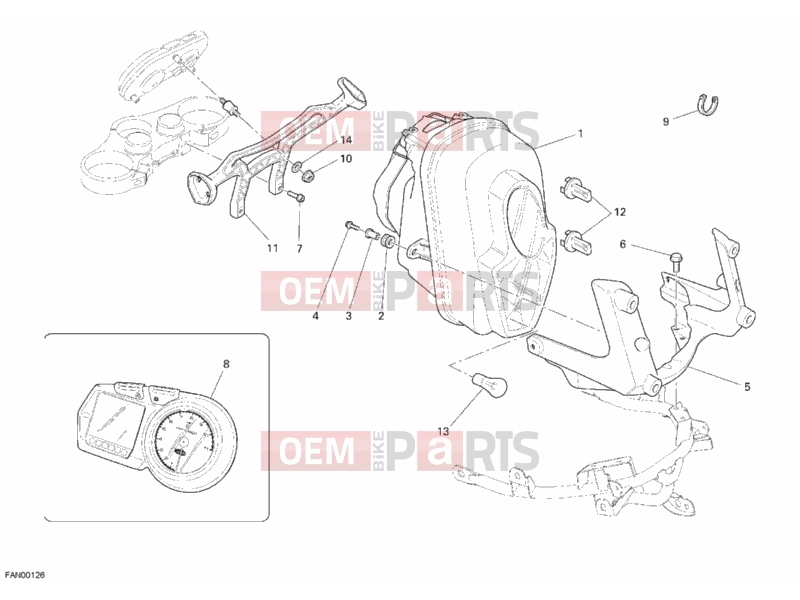 DUCATI 2009 Multistrada 1100 S HEADLIGHT » LIGHTING SYSTEM