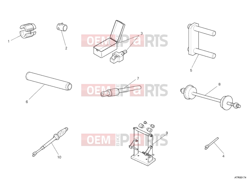 DUCATI 2009 Sportclassic 1000 S WORKSHOP SERVICE TOOLS, FRAME » FRAME
