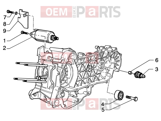 Engine » Electric starter - Piaggio Beverly 125