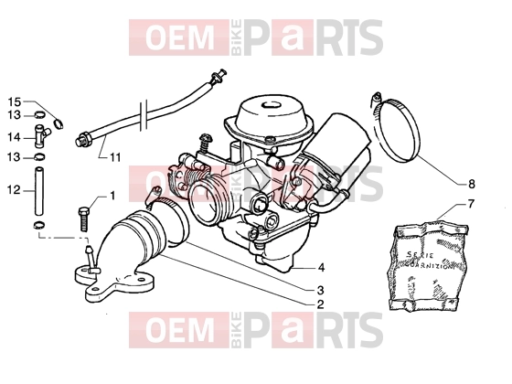 Engine » Carburettor - Piaggio Beverly 200