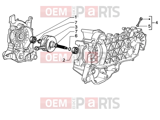 PIAGGIO Engine » Crankshaft