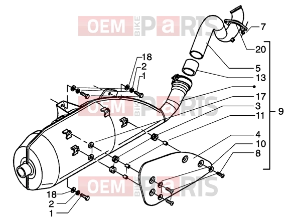 PIAGGIO Engine » Silencer