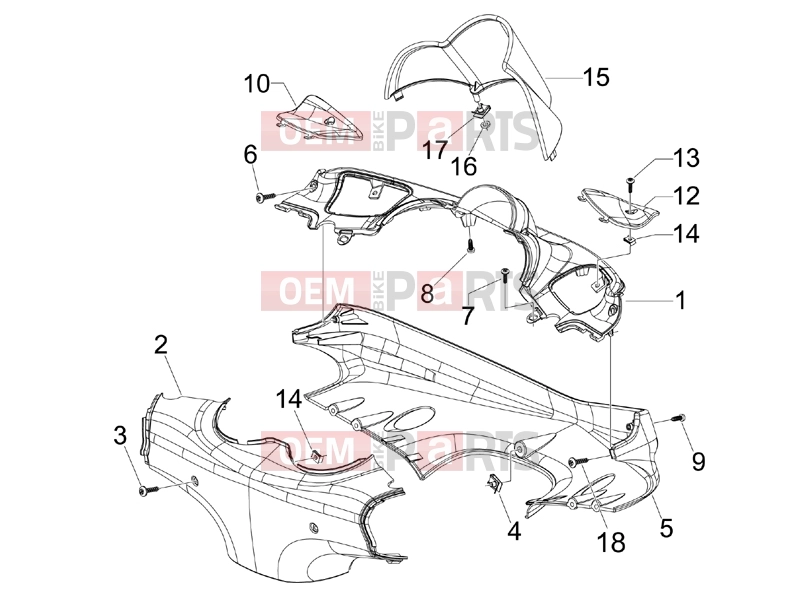 PIAGGIO Beverly 250 Handlebars/Steering » Handlebars coverages