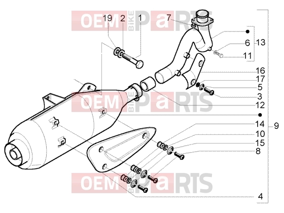 PIAGGIO Engine » Silencer