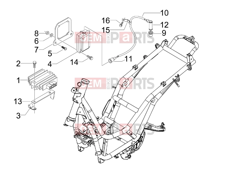 PIAGGIO Beverly 250 Tourer Electrical system » Voltage Regulators - Electronic Control Units (ecu) - H.T. Coil