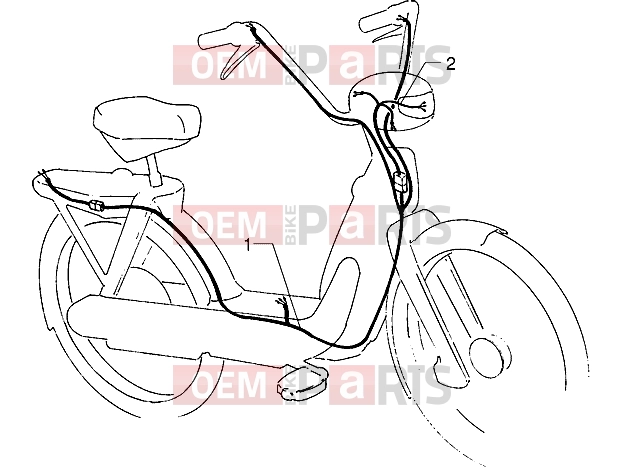 PIAGGIO Electrical system » Cable harness