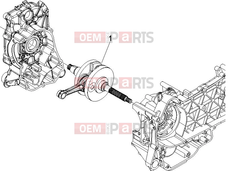 PIAGGIO Fly 150 Engine » Crankshaft