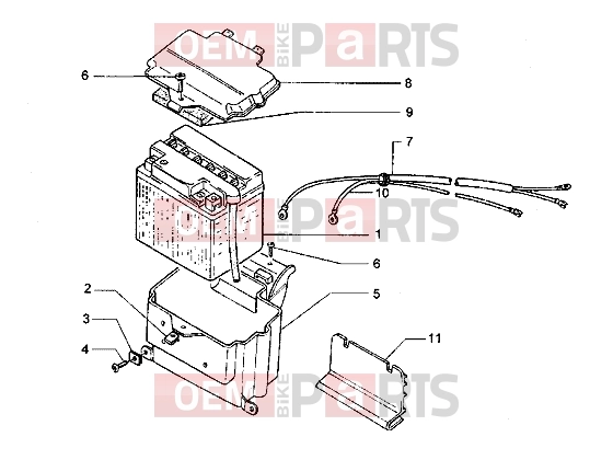 PIAGGIO Electrical system » Battery
