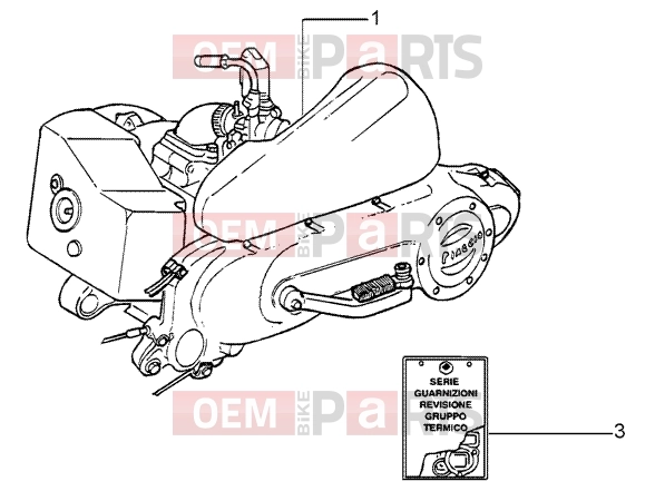 Engine » Engine - Piaggio Liberty 50 2T RST