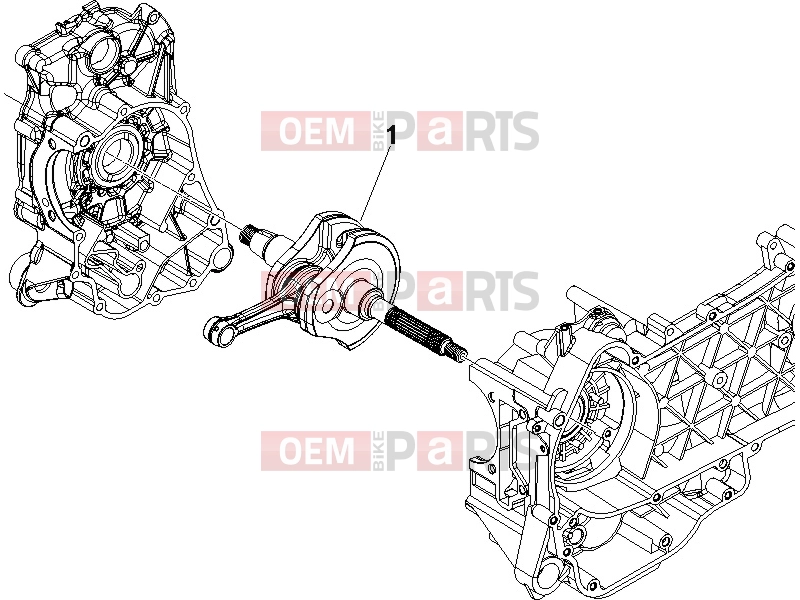 PIAGGIO MP3 250 Engine » Crankshaft