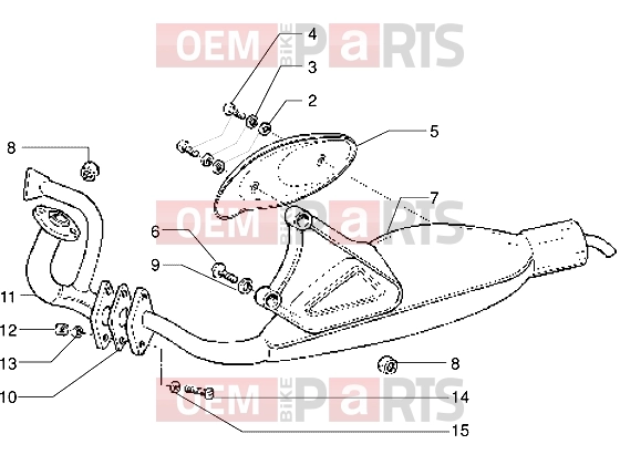 PIAGGIO Engine » Silencer