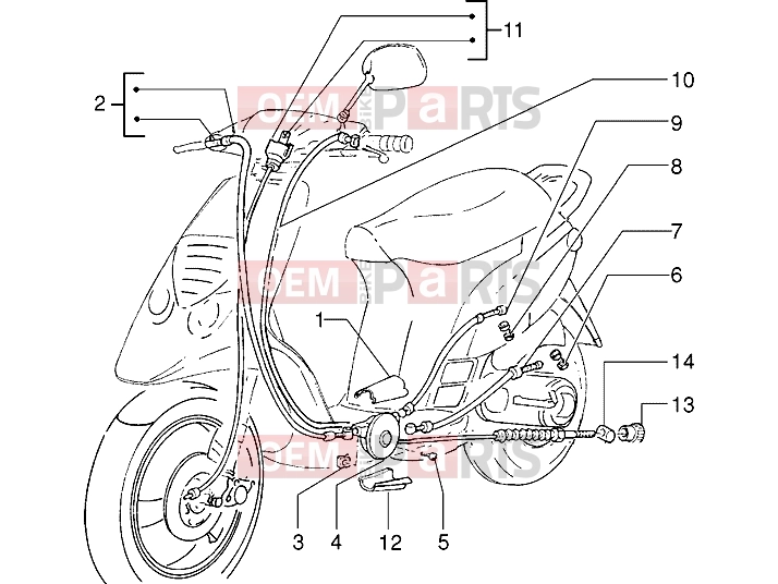 Transmissions » Transmissions - Piaggio NRG MC2