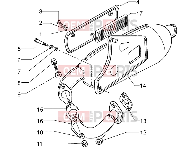 PIAGGIO Engine » Silencer