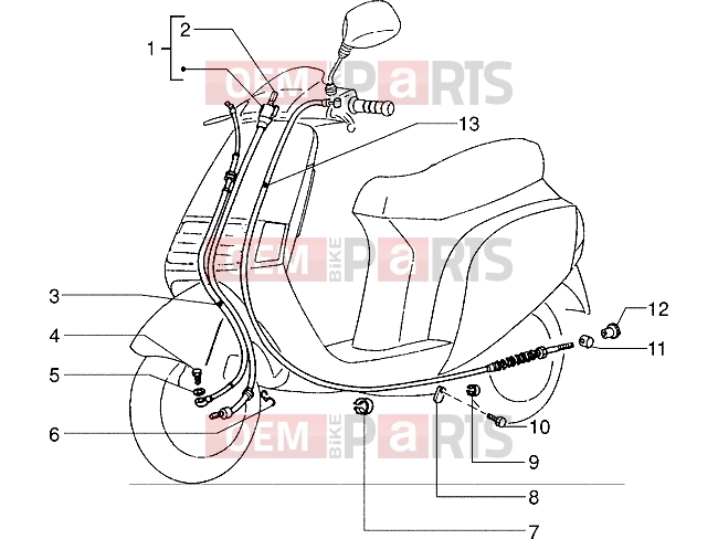 PIAGGIO Electrical system » Electrical devices