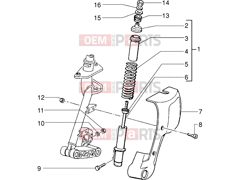 PIAGGIO Handlebars » Handlebars component parts