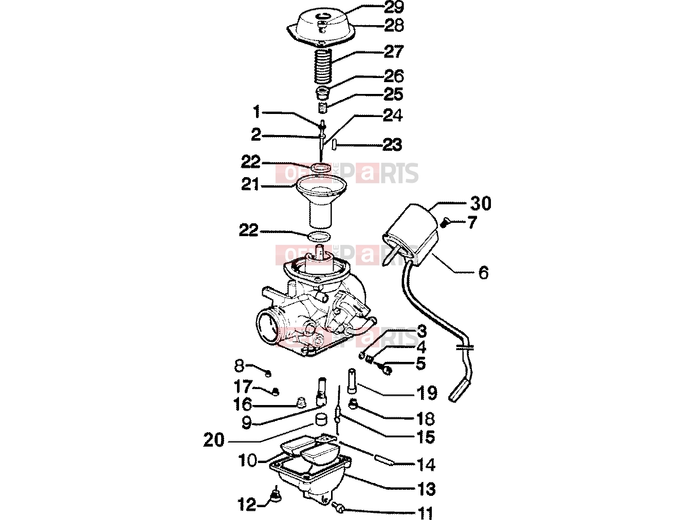 PIAGGIO Engine » Carburettor