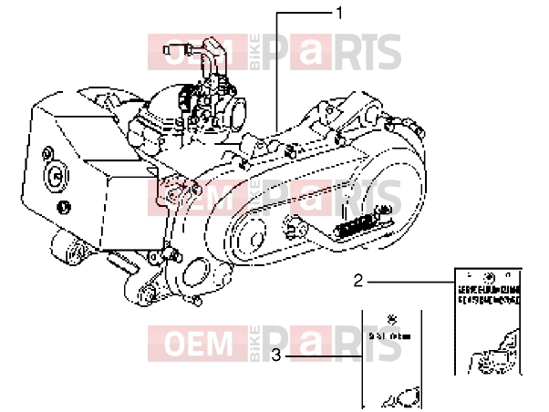 Engine » Engine - Piaggio Skipper 150 MY98
