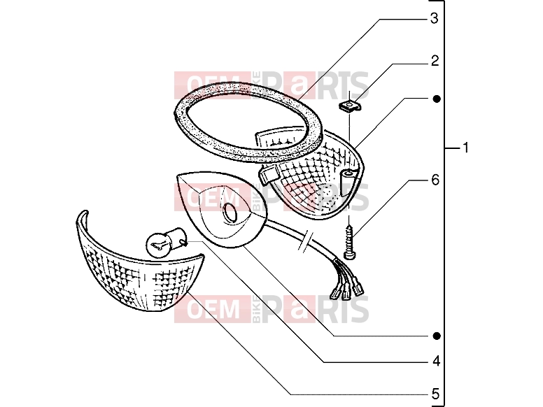 Electrical system » Front  blinkers - Piaggio Velofax