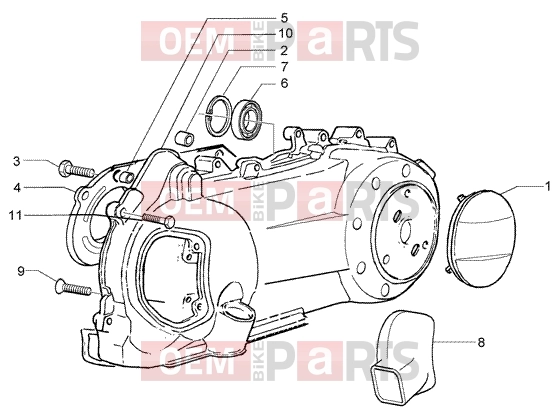 PIAGGIO Engine » CRANKCASE COOLING