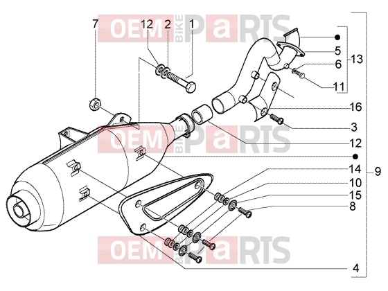 PIAGGIO Engine » SILENCER