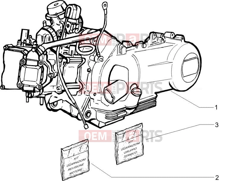 PIAGGIO X9 125 Evolution Engine » Engine, assembly