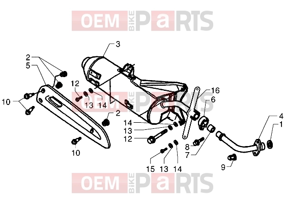 PIAGGIO Engine » Silencer