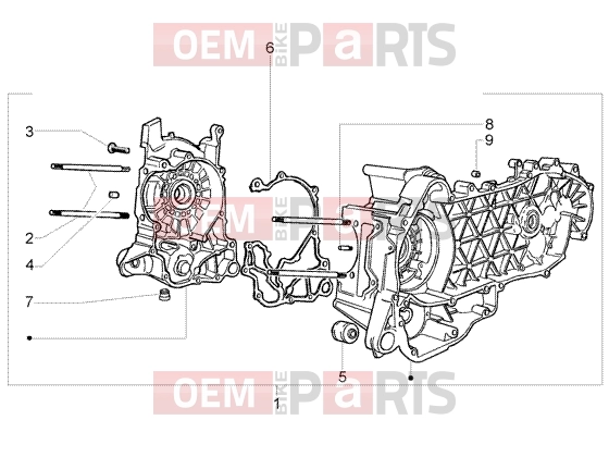 PIAGGIO Engine » Crankase