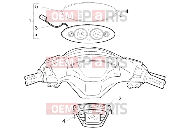 PIAGGIO Electrical system » Instruments set