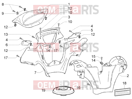 Handlebars » Handlebar Coverings - Piaggio X9 500 Evolution (USA)