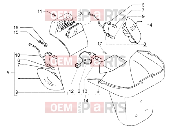 PIAGGIO Electrical system » Rear Lights