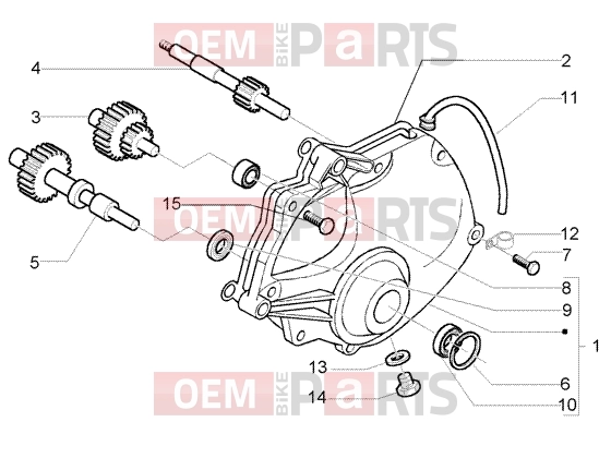 PIAGGIO Engine » Reduction Unit Cover