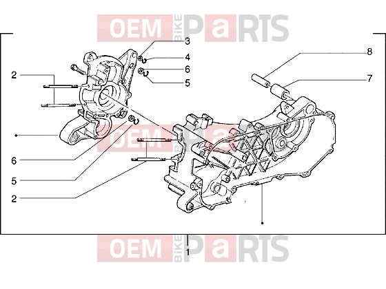 PIAGGIO Engine » Crankcase