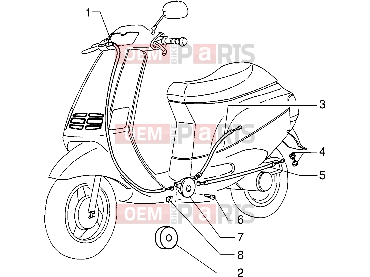 Transmissions » Transmissions - Piaggio Zip 50 RST