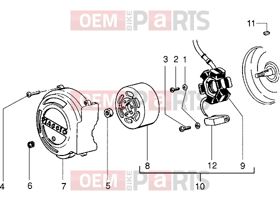 PIAGGIO Engine » Flywheel magneto