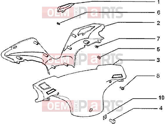 PIAGGIO Handlebars » Handlebar covers
