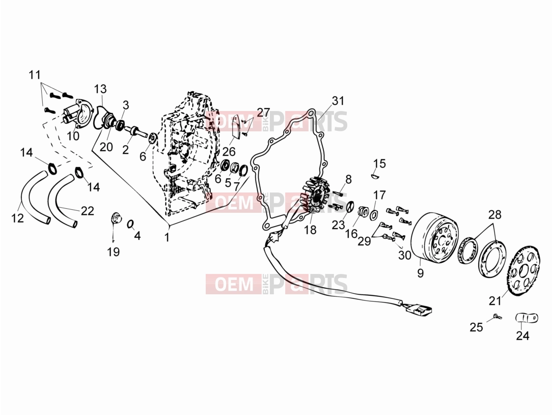 derbi Rambla 300 Tables » Ignition unit