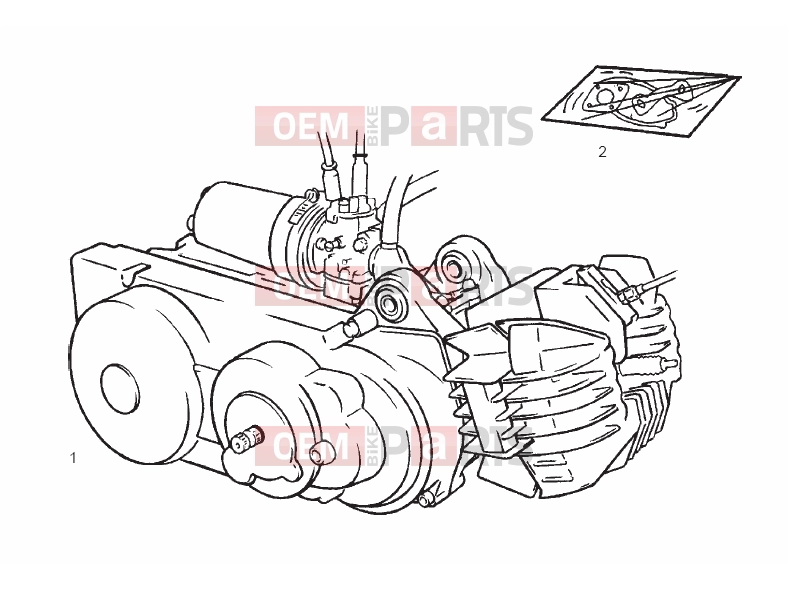 derbi Variant Revolution 50 Tables » Engine