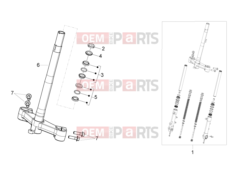 derbi Variant Sport 50 FRAME » Stem base