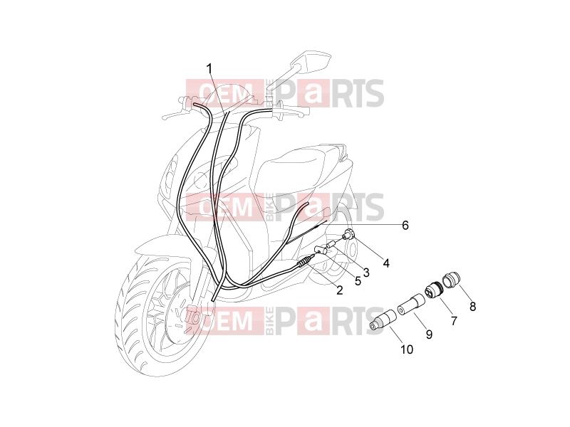 ENGINE » Transmissions - Derbi Variant Sport 50 2013