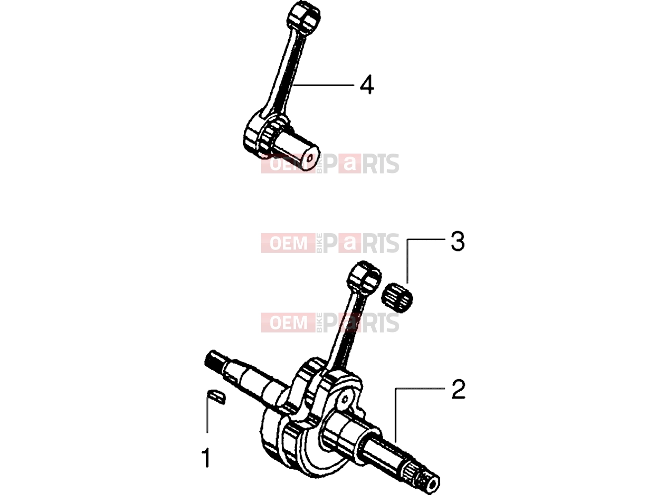 Engine » Crankshaft - Gilera Eaglet