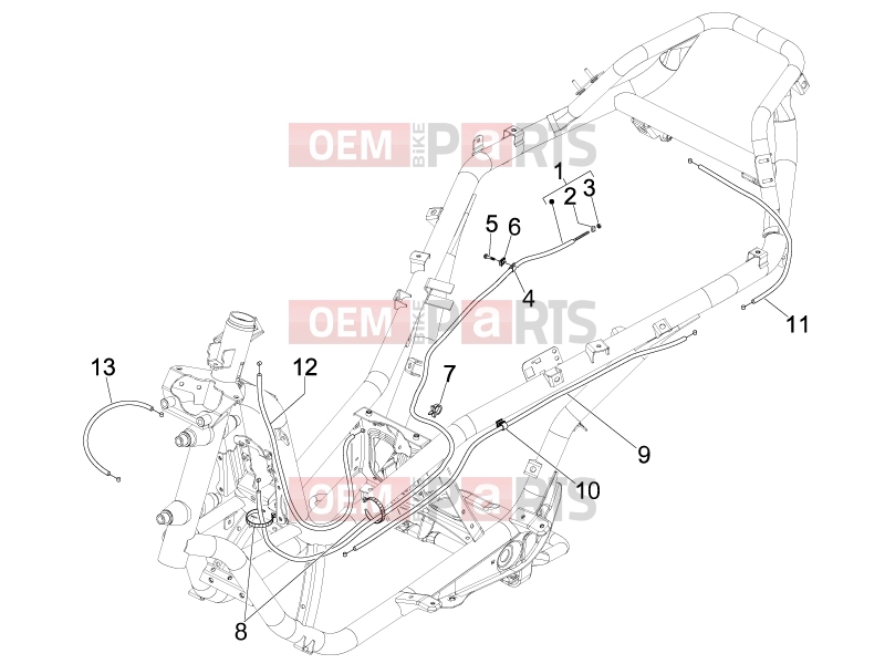 gilera 2011 Fuoco 500 Braking system - Transmissions » Transmissions